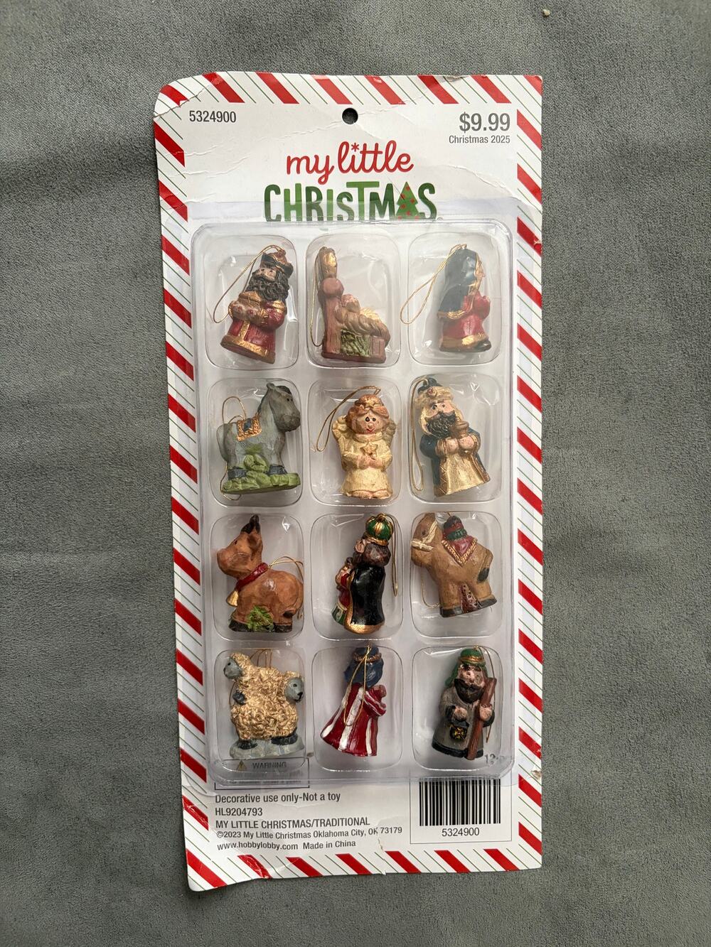 My Little Christmas Nativity Christmas Ornaments NEW Christmas 2025